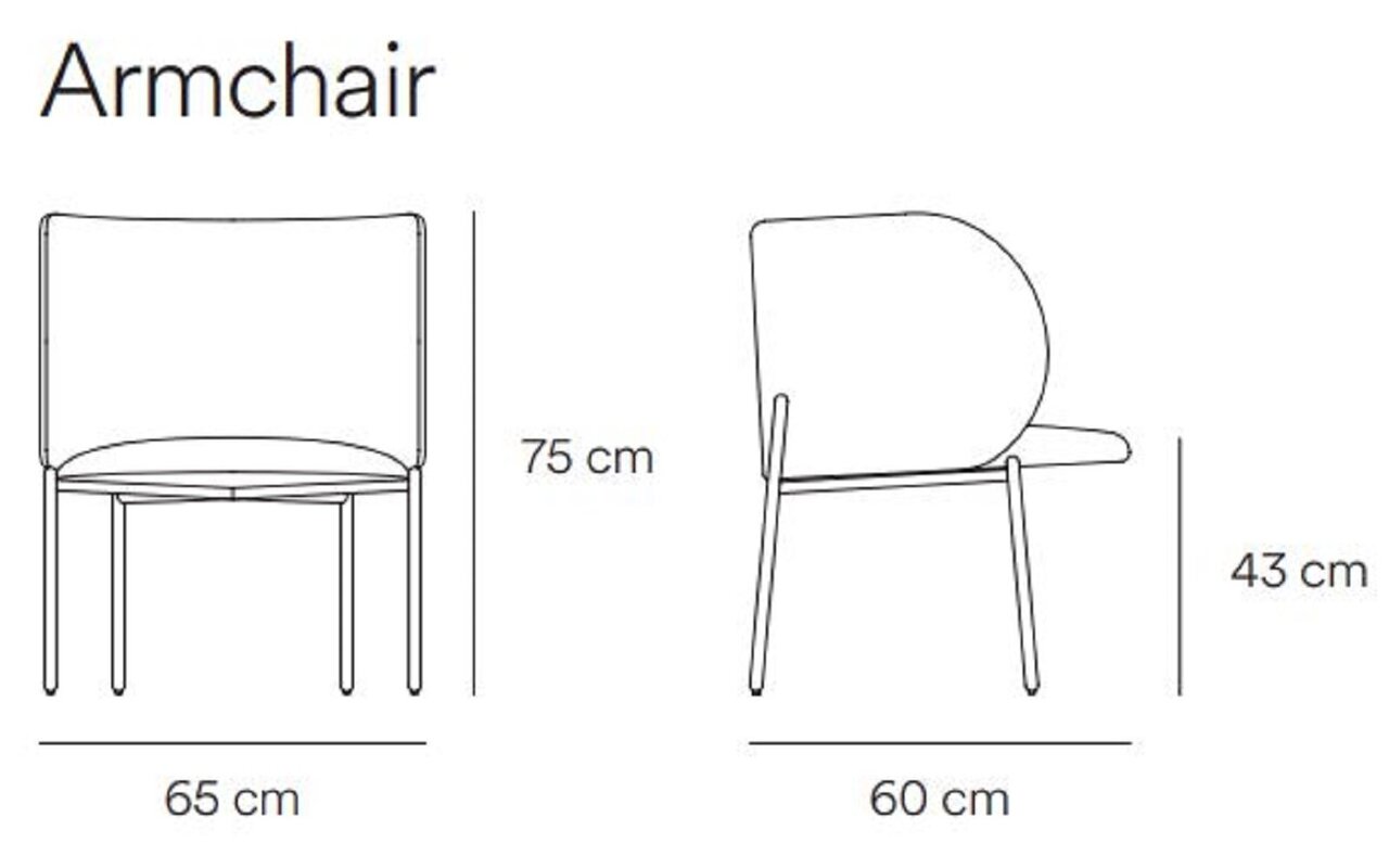 Teulat Mogi - Sessel - Dimension