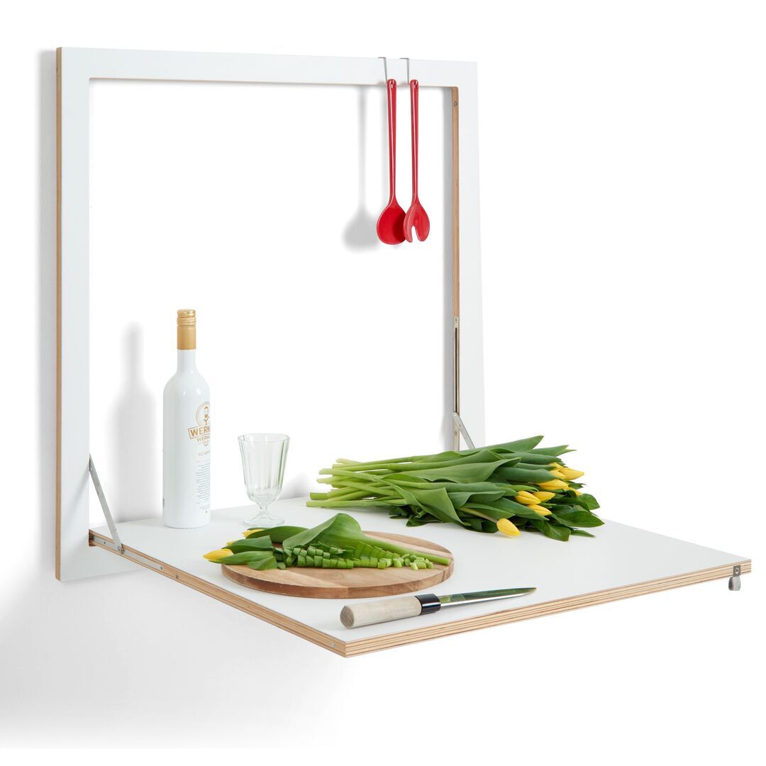 Ambivalenz Kittchen Tisch Fläpps von Ambivalenz Weiss