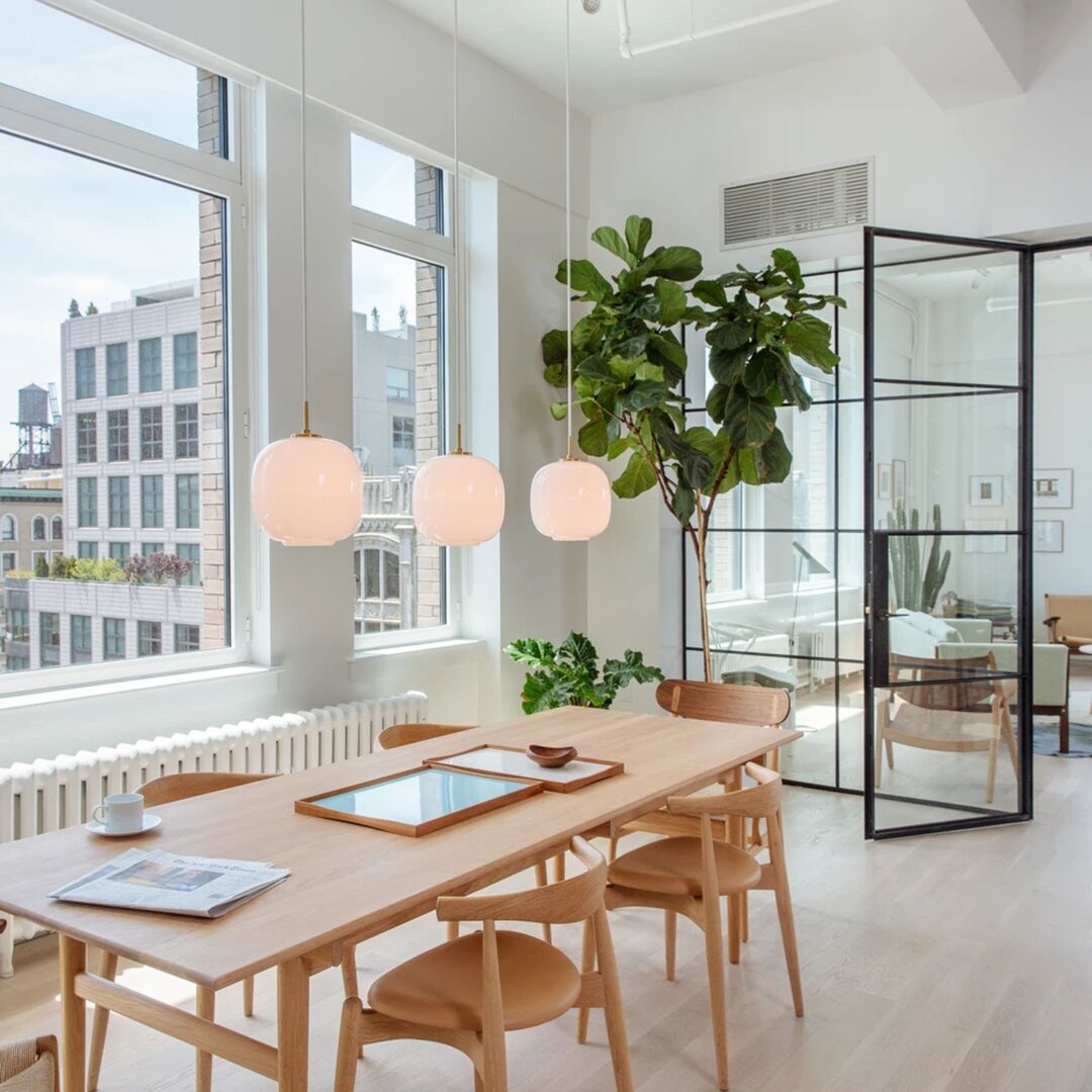 Louis_Poulsen_VL45_Pale_Pink_250_Pendant_Lifestyle