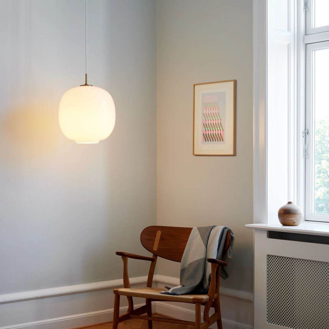Louis_Poulsen_VL45_Yellow_Pendant_Lifestyle