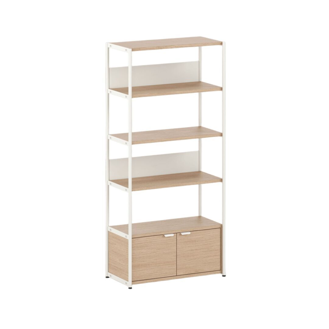 TIPTOE Regal Unit 5 80 cm von Tiptoe 1 Tür, Cream White