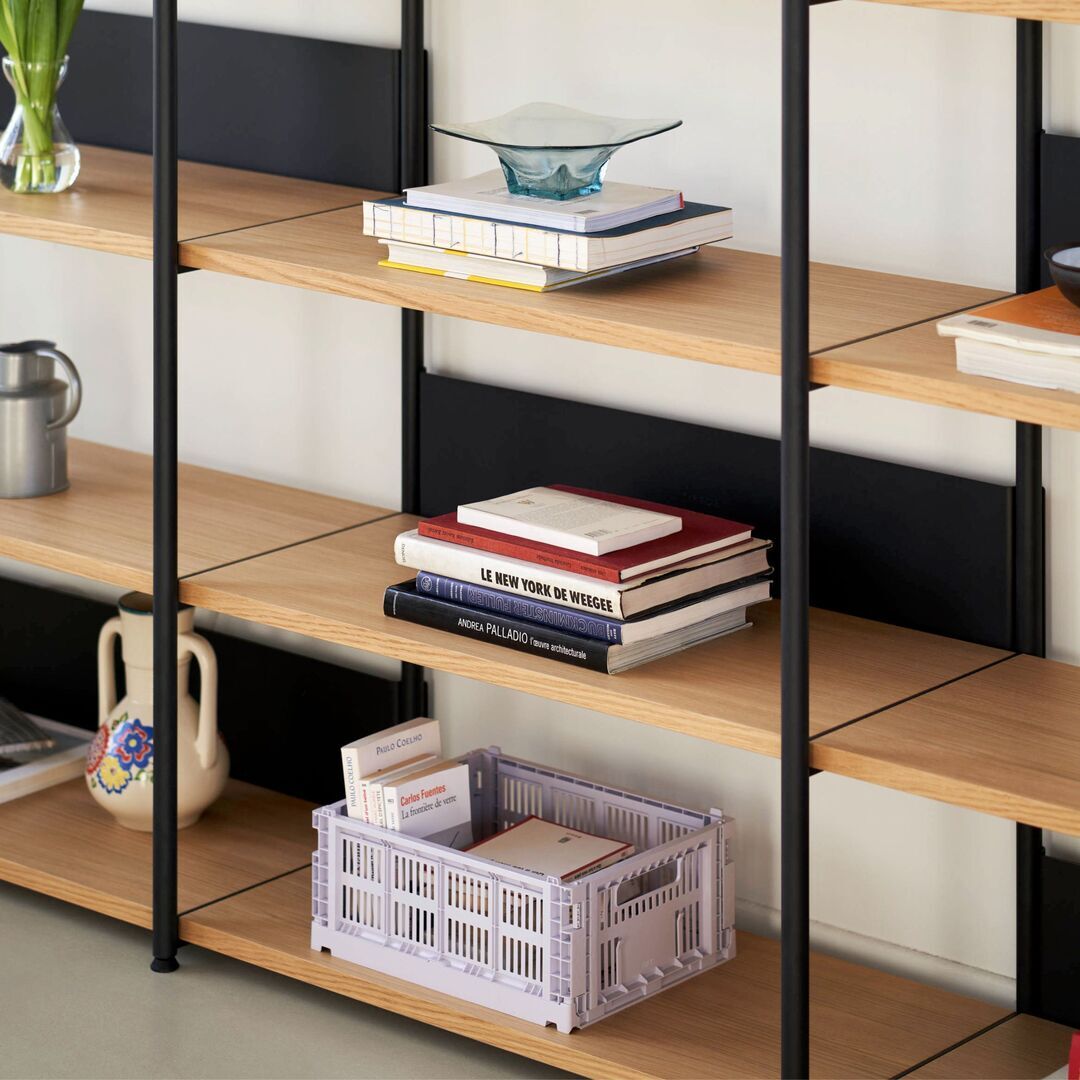 TIPTOE Regal Unit 5 240 cm von Tiptoe 0 Schubladen / Türen, Graphite Black