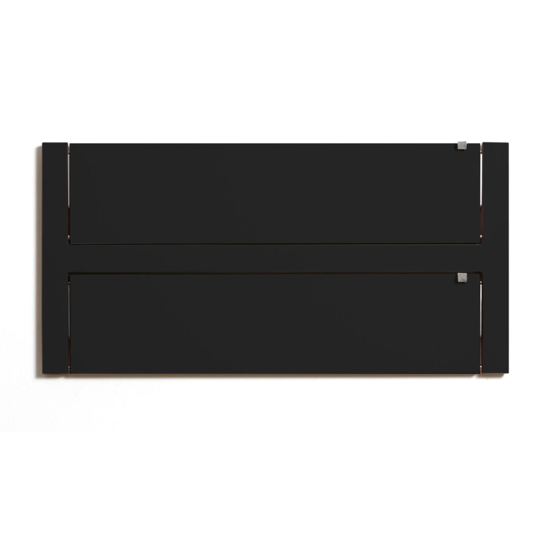 Ambivalenz 2er Schuhregal Fläpps 80 x 40 cm von Ambivalenz Schwarz