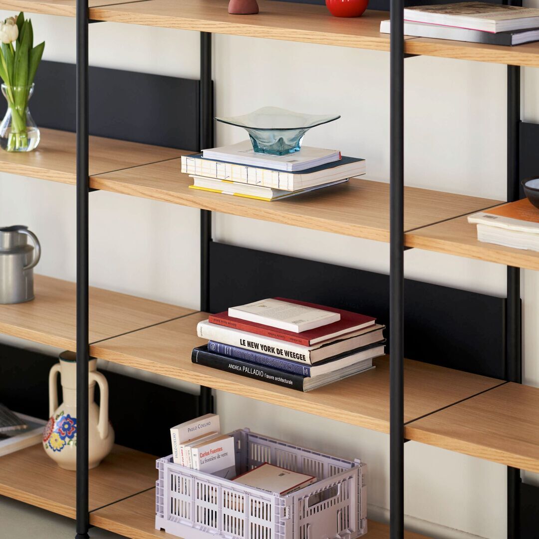 TIPTOE Regal Unit 6 240 cm von Tiptoe 0 Schubladen / Türen, Graphite Black