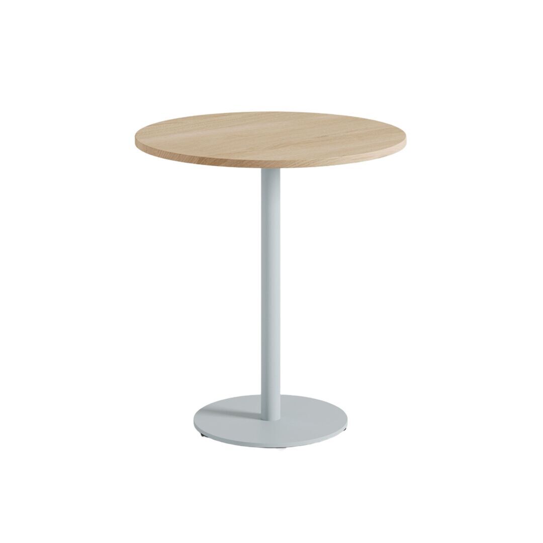 TIPTOE Bistrot-Tisch mit Holz Moka von Tiptoe Ø: 70 cm, Pale Blue