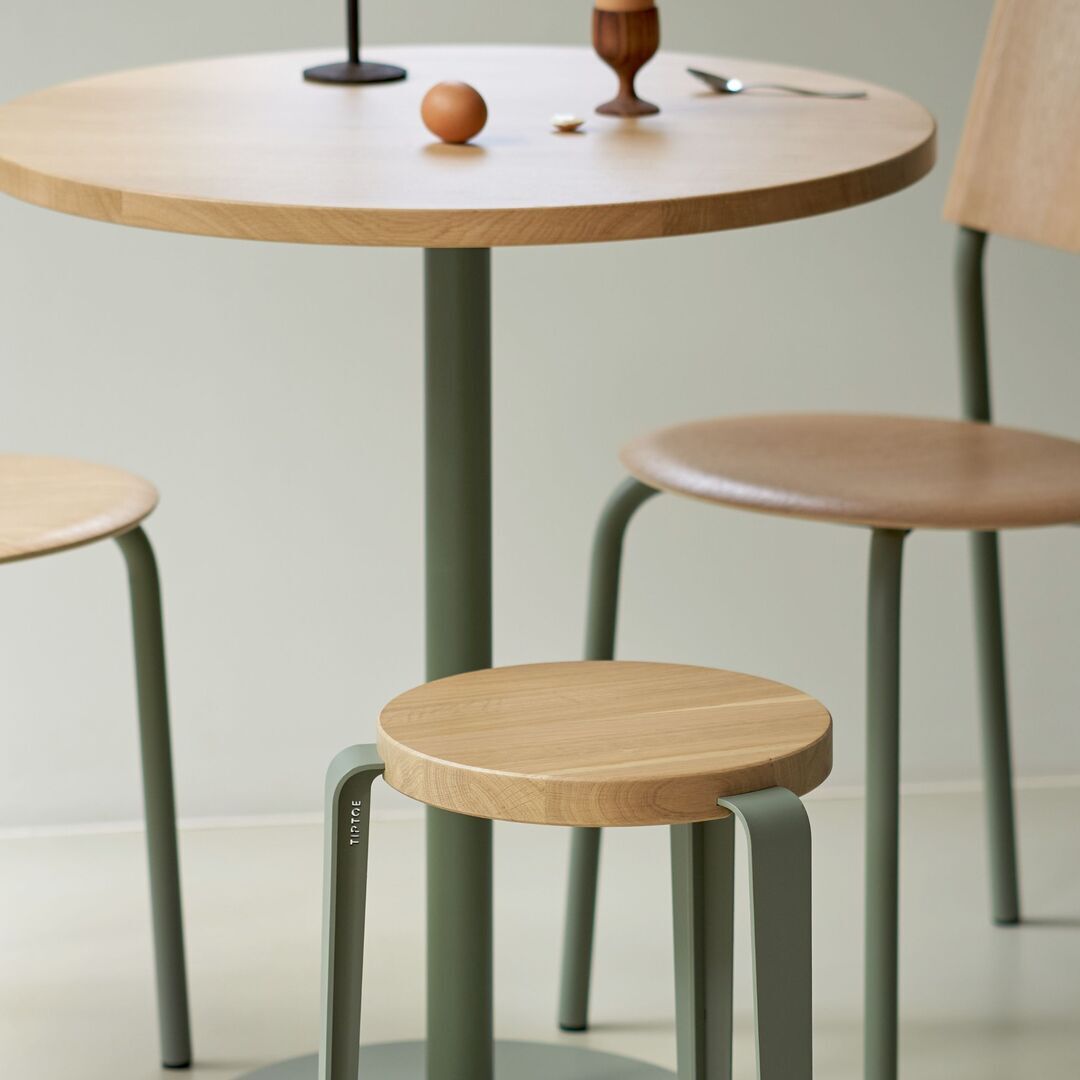 TIPTOE Bistrot-Tisch mit Holz Moka von TiptoeTIPTOE Bistrot-Tisch mit Holz Moka von Tiptoe