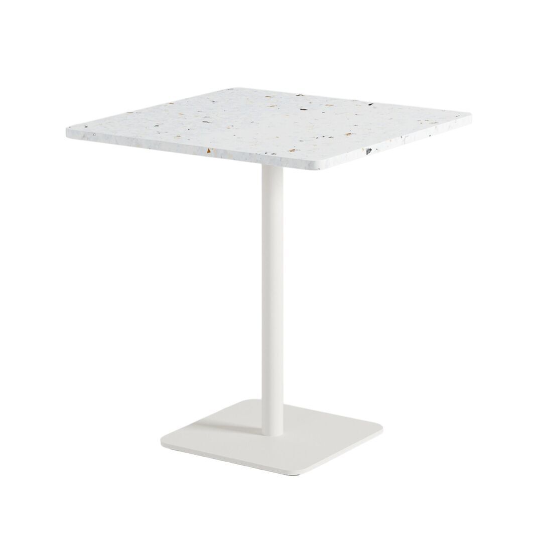 TIPTOE Bistrot-Tisch Moka von Tiptoe L: 70 cm / B: 70 cm, Cloudy White