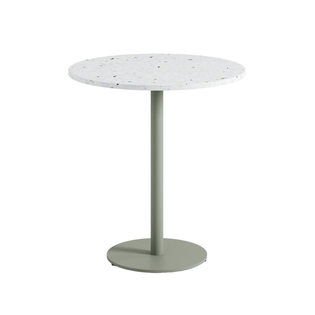 TIPTOE Bistrot-Tisch Moka von Tiptoe Ø: 70 cm, Eucalyptus Grey