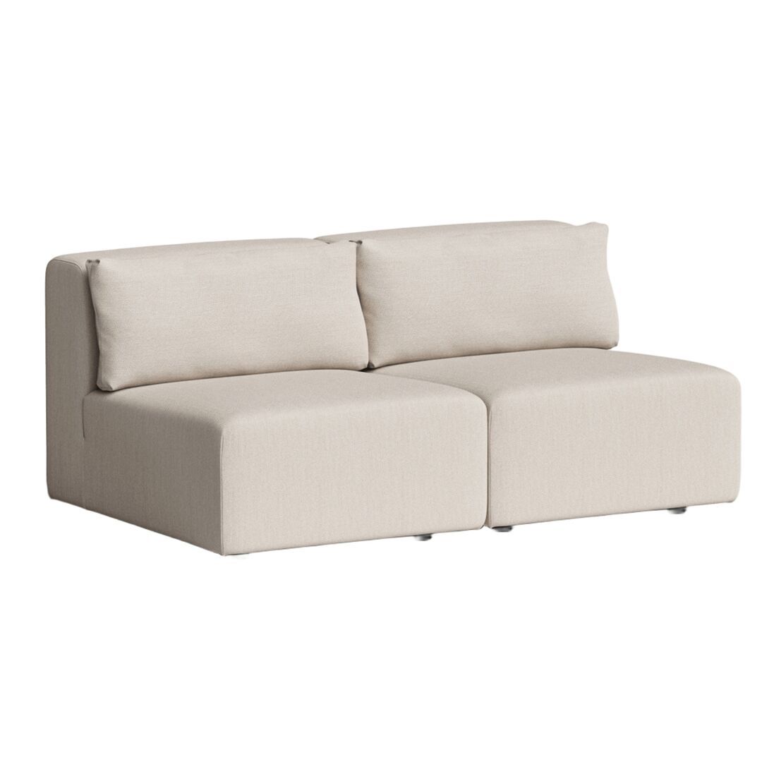 2-Sitzer Sofa Bridge von Tiptoe, Ivory Beige