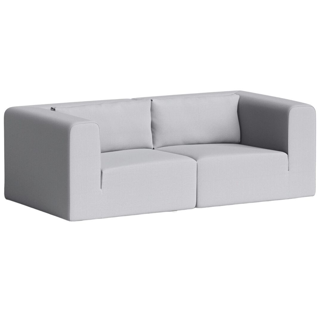 2-Sitzer Sofa Bridge 210 x 105 cm von Tiptoe, Ice Grey