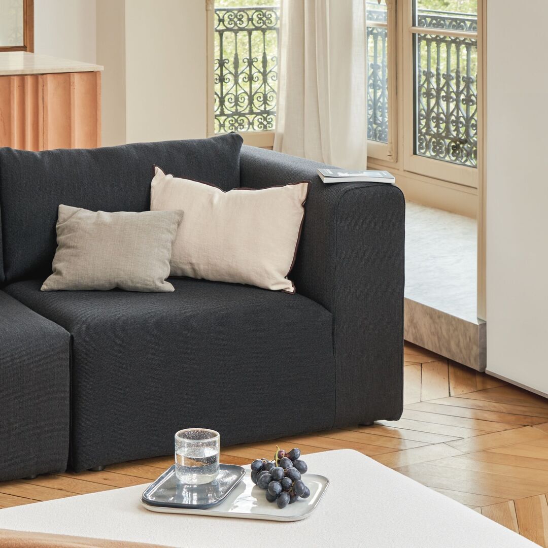 2-Sitzer Sofa Bridge 210 x 105 cm von Tiptoe, Slate Grey
