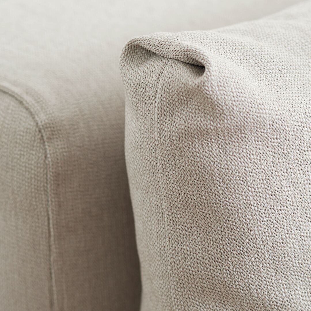 4-Sitzer Sofa mit Chaiselongue Bridge 240 x 210 cm von Tiptoe, Ivory Beige