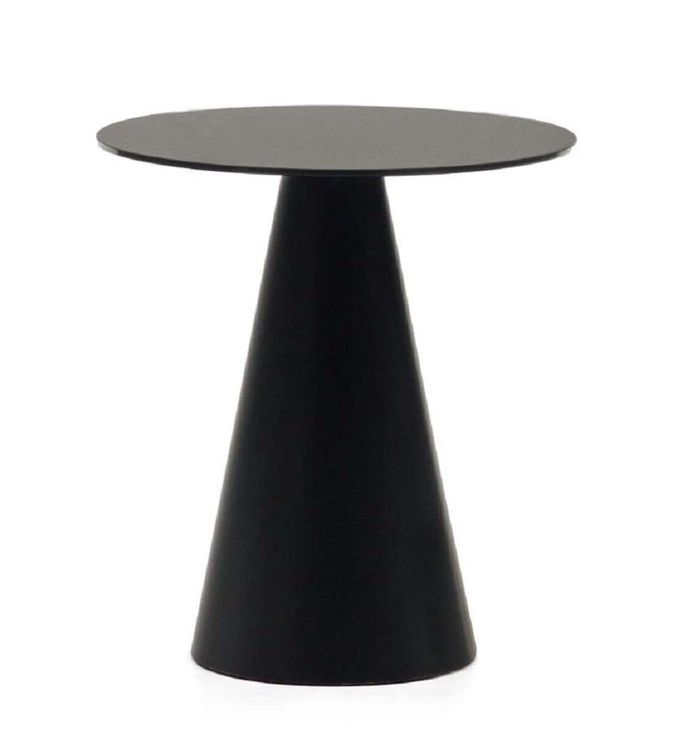 Kave Home WILSHIRE - Beistelltisch Glas Ø 50 cm