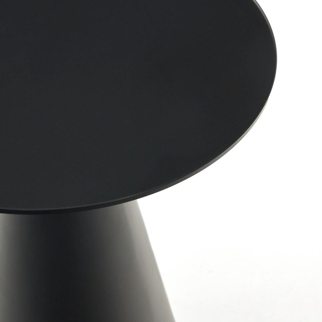Kave Home WILSHIRE - Beistelltisch Glas Ø 50 cm