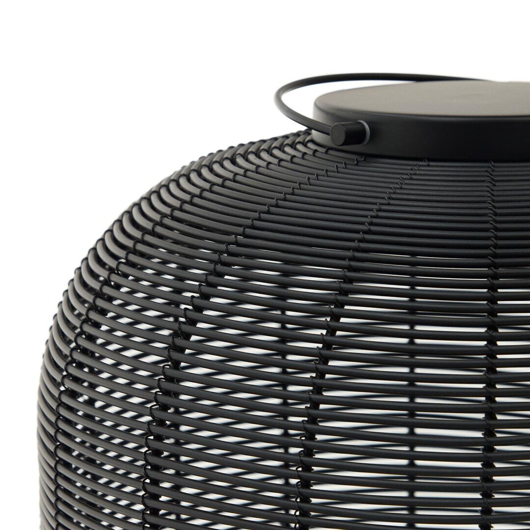 Kave Home SARANELLA Outdoor Tischleuchte-Schwarz