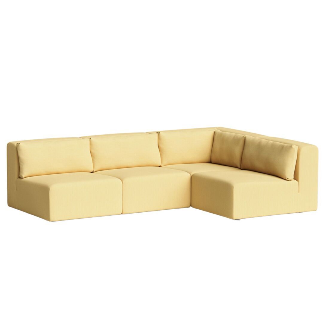 4-Sitzer Ecksofa Bridge 265 x 185 cm von Tiptoe, Lemon Yellow