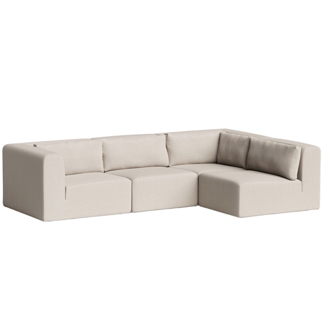 4-Sitzer Ecksofa Bridge 290 x 185 cm von Tiptoe, Ivory Beige