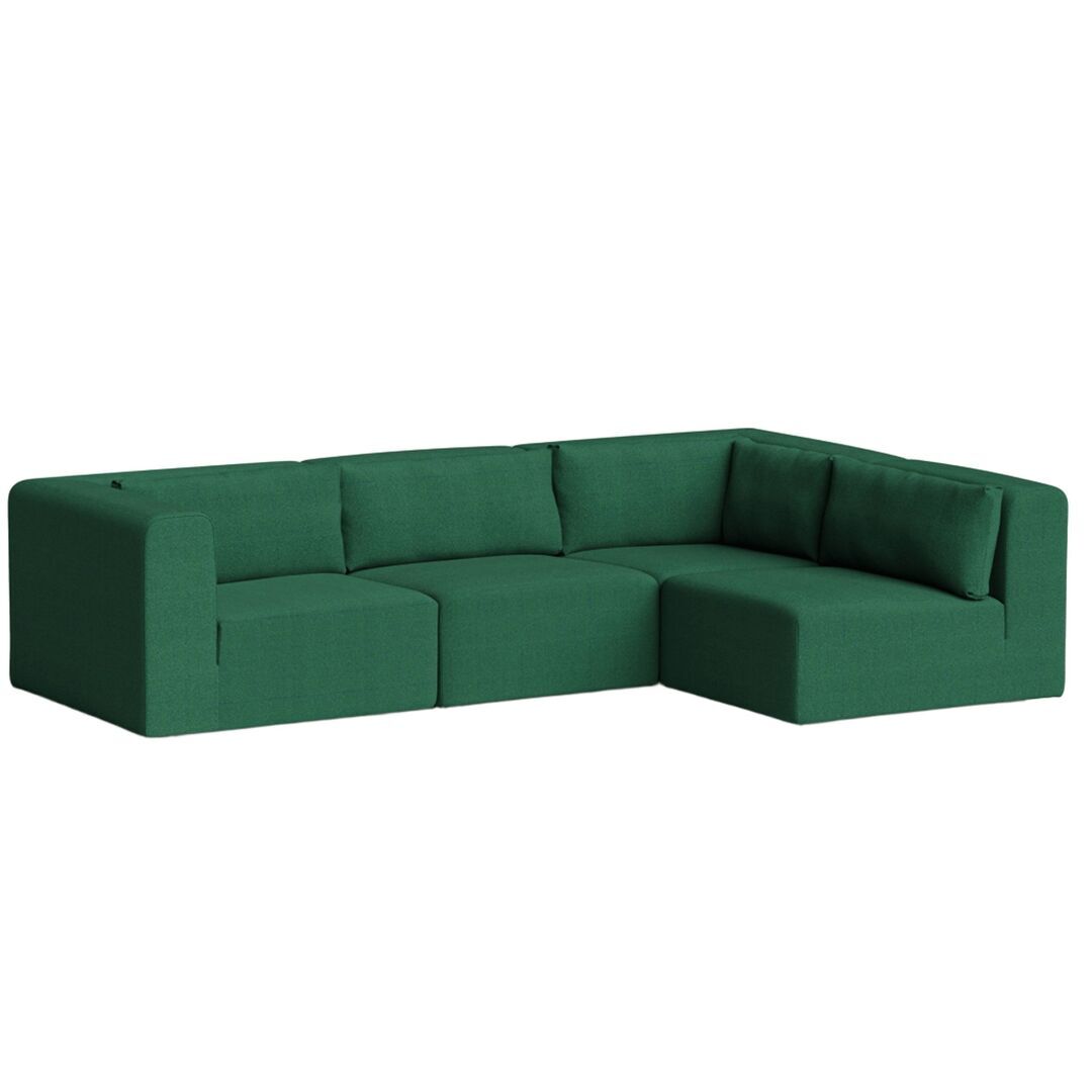 4-Sitzer Ecksofa Bridge 290 x 185 cm von Tiptoe, Fir Green