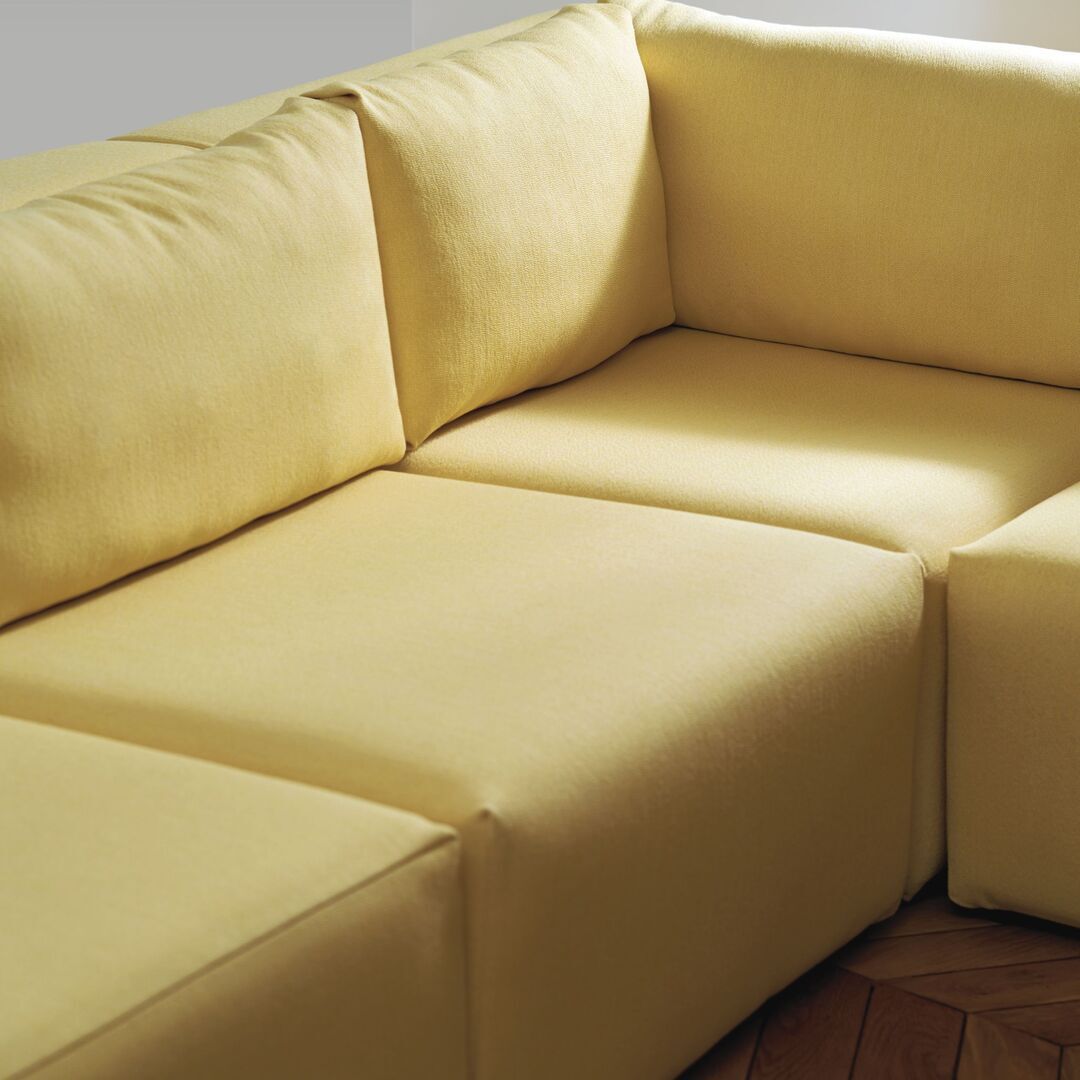 4-Sitzer Ecksofa Bridge 265 x 185 cm von Tiptoe, Lemon Yellow