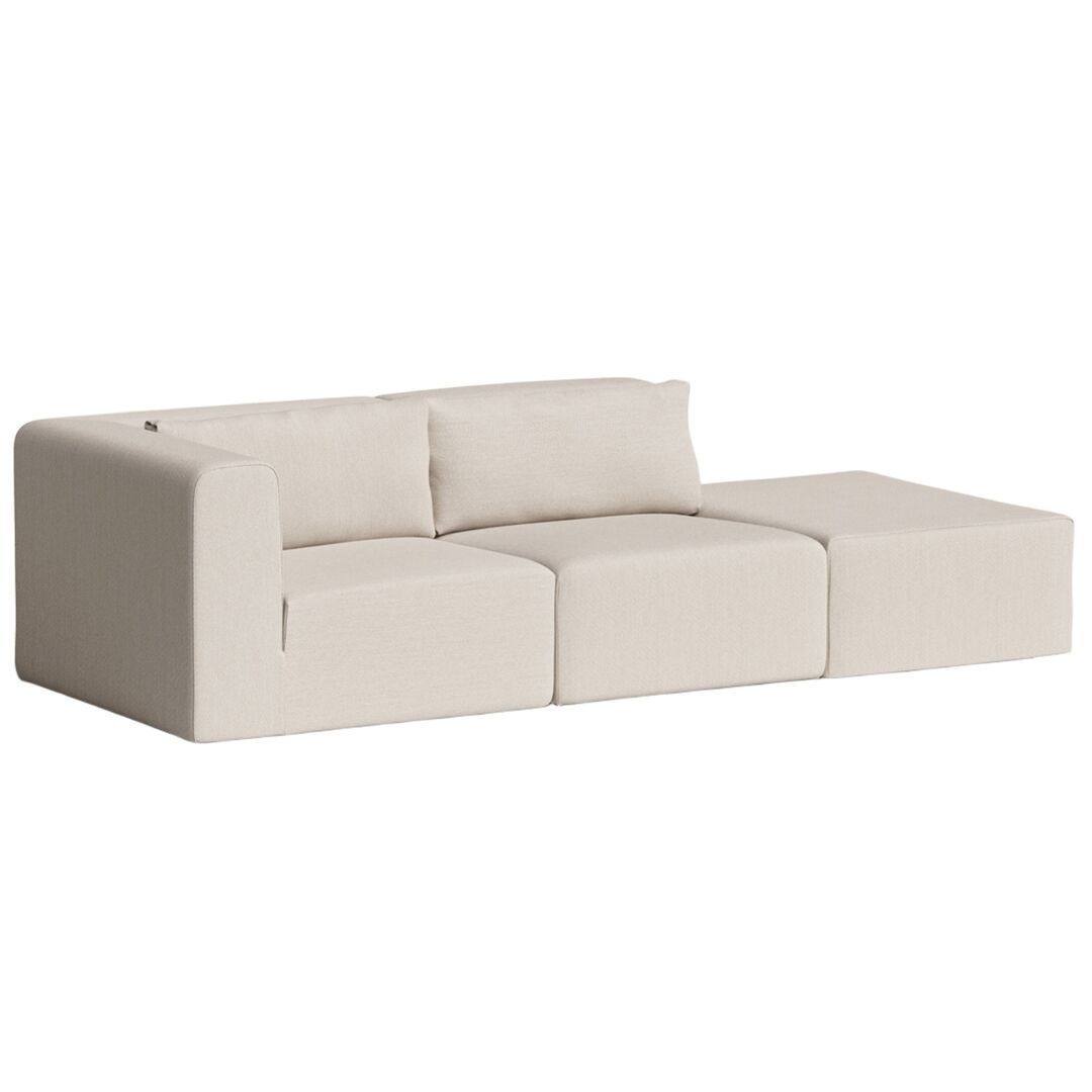 4-Sitzer Sofa Bridge 265 x 105 cm von Tiptoe, Ivory Beige