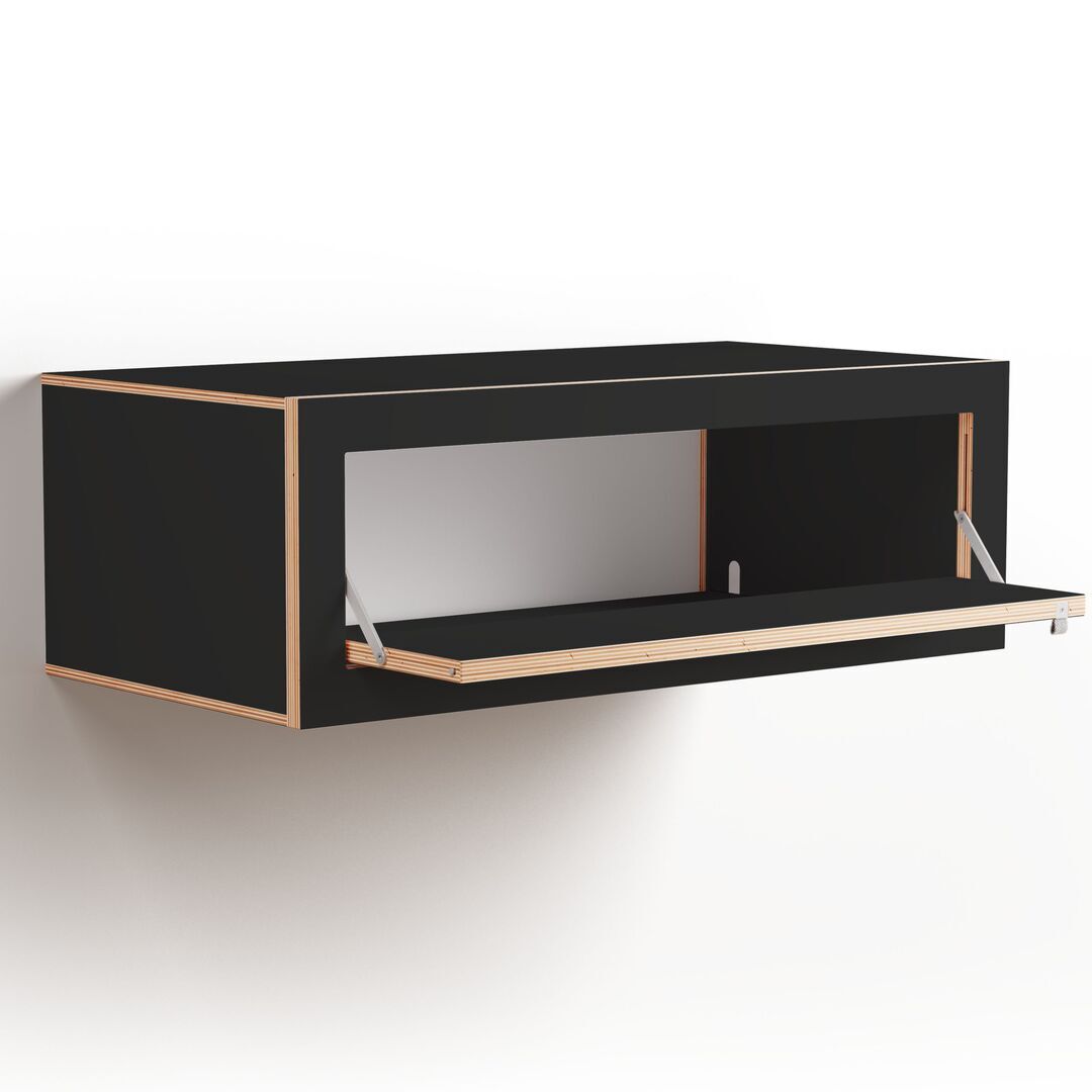 Ambivalenz Wandkonsole Fläpps Box von Ambivalenz Schwarz