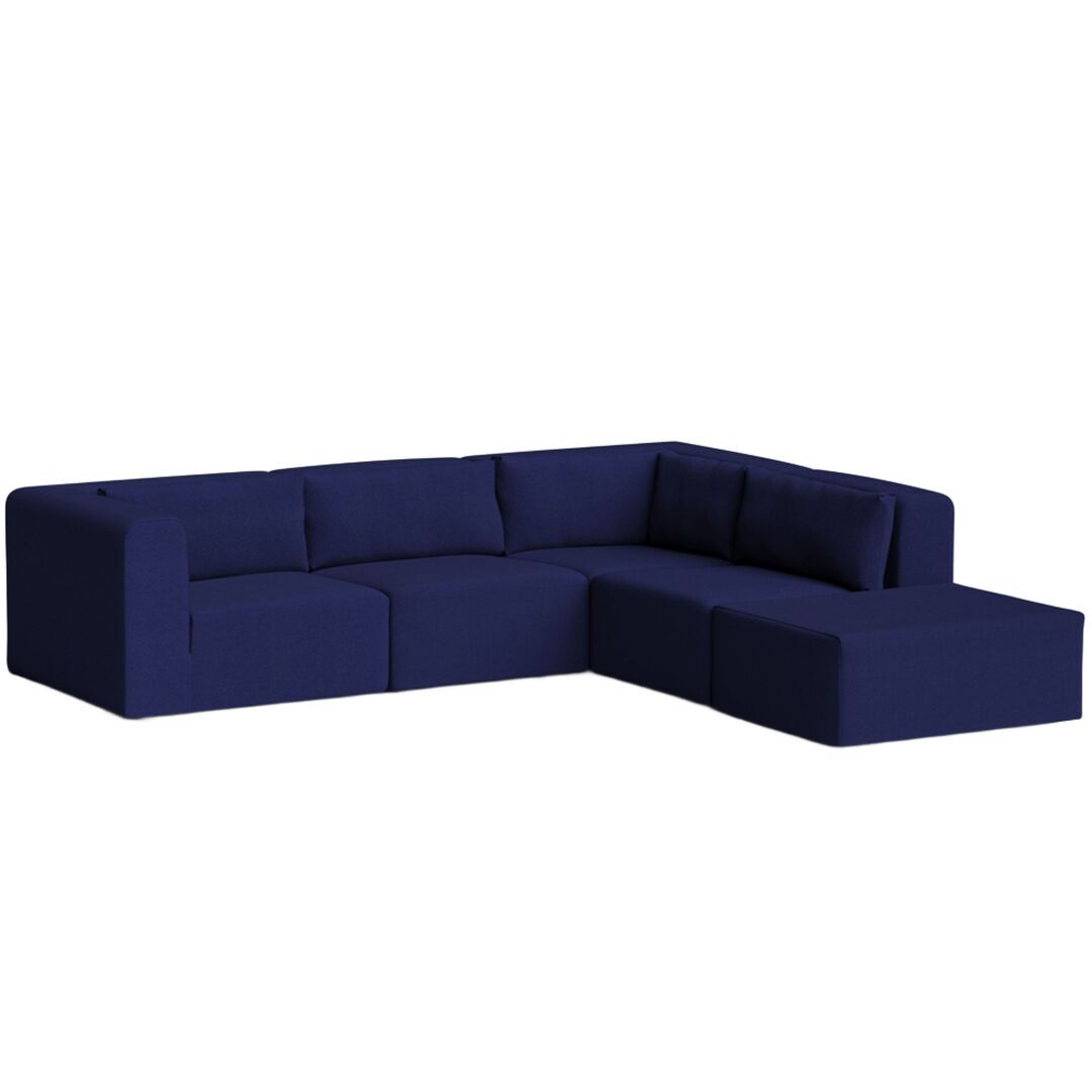 5-Sitzer Ecksofa 290 x 265 cm Bridge von Tiptoe, Ink Blue