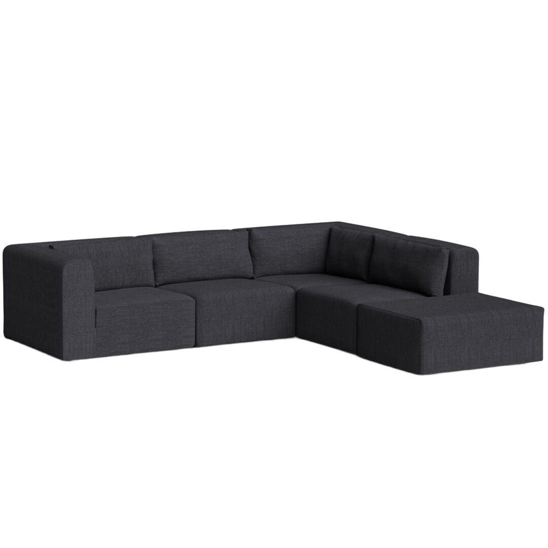 5-Sitzer Ecksofa 290 x 265 cm Bridge von Tiptoe, Slate Grey