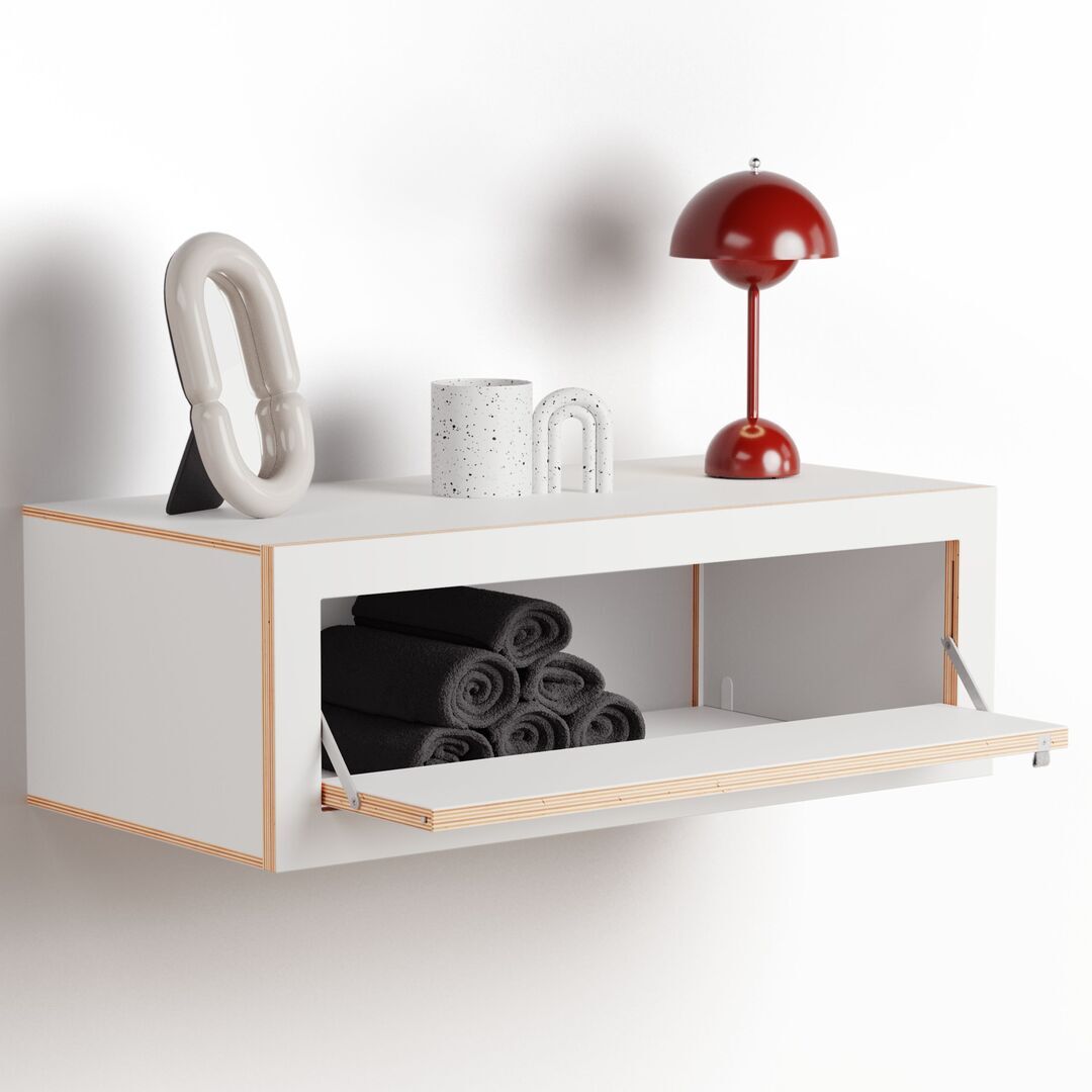 Ambivalenz Wandkonsole Fläpps Box von Ambivalenz Weiss