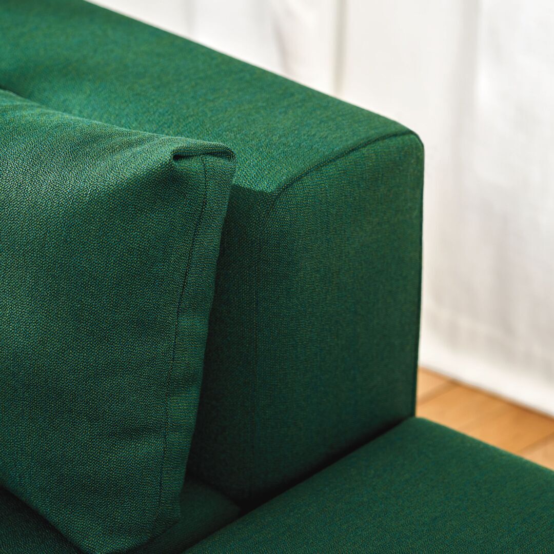 5-Sitzer Ecksofa 290 x 265 cm Bridge von Tiptoe, Fir Green