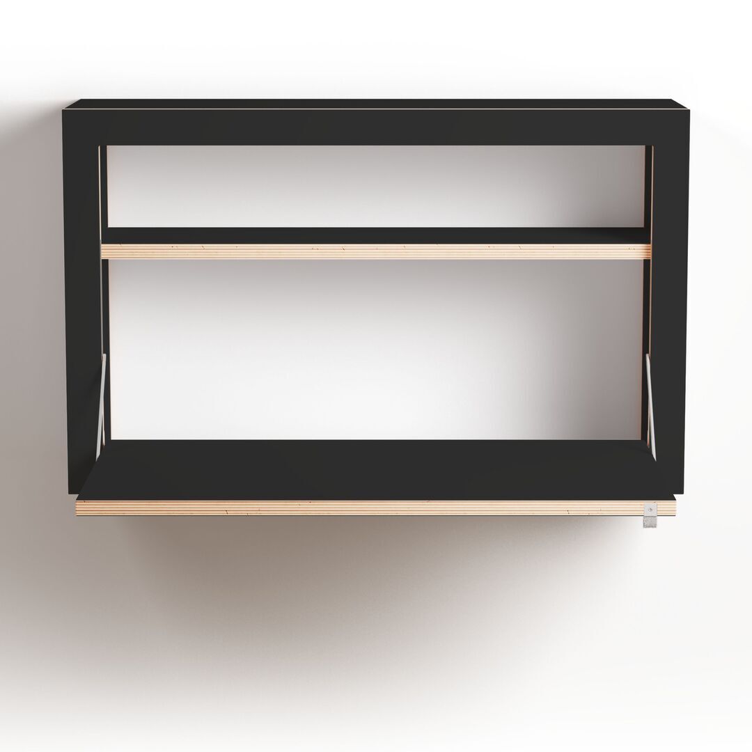 Ambivalenz Sekretär Fläpps Box 80 x 50 cm von Ambivalenz Schwarz