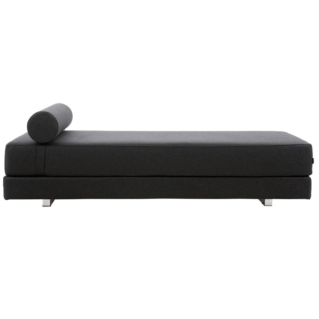 Softline Lubi Schlafsofa mit Kaltschaummatratze Softline Lubi Schlafsofa mit Kaltschaummatratze-Felt Melange 295 Black - Gestell Chrom