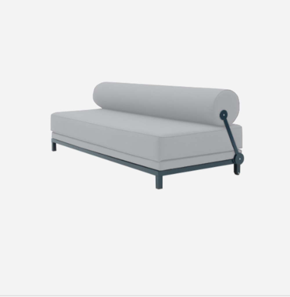 Softline Sleep Day Bed / Schlafsofa-Felt Melange - 612 Light Grey