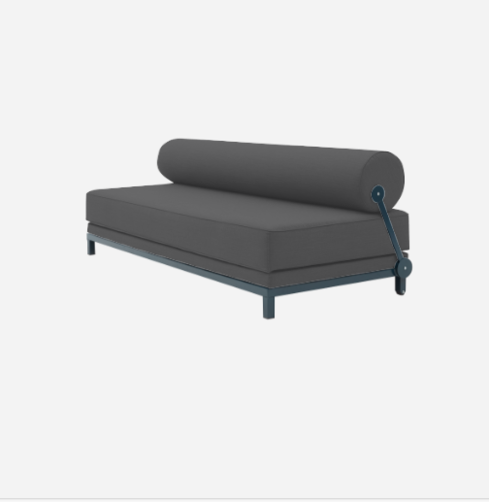 Softline Sleep Day Bed / Schlafsofa-Felt Melange - 623 Dark Grey