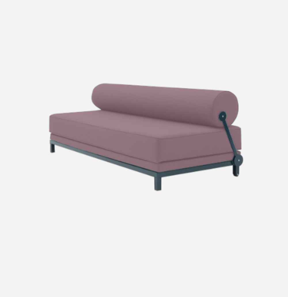 Softline Sleep Day Bed / Schlafsofa-Felt Melange - 640 Purple