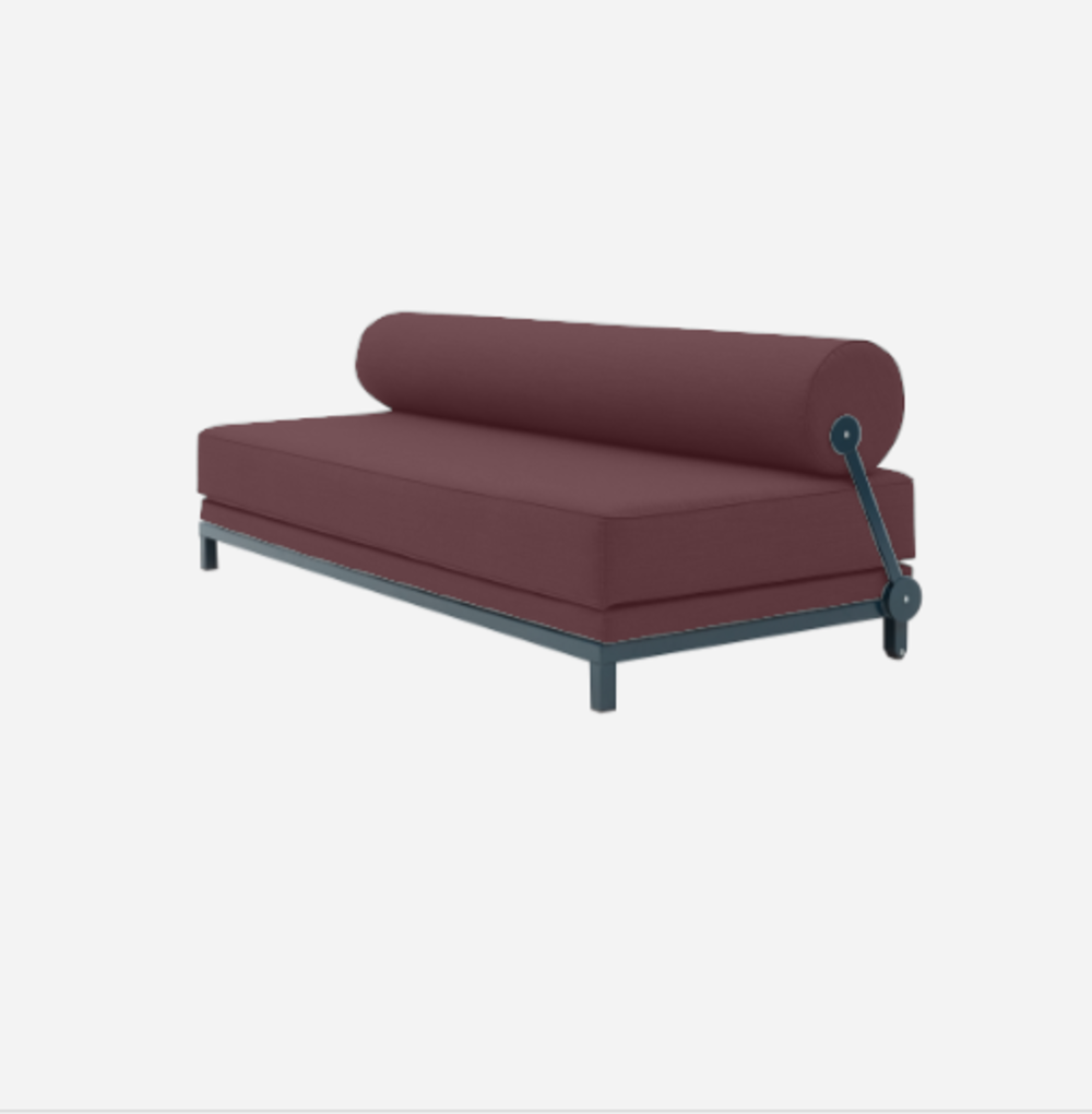 Softline Sleep Day Bed / Schlafsofa-Felt Melange - 651 Eggplant