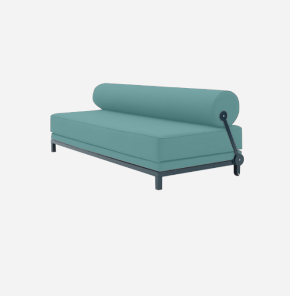 Softline Sleep Day Bed / Schlafsofa-Felt Melange - 652 Turquoise