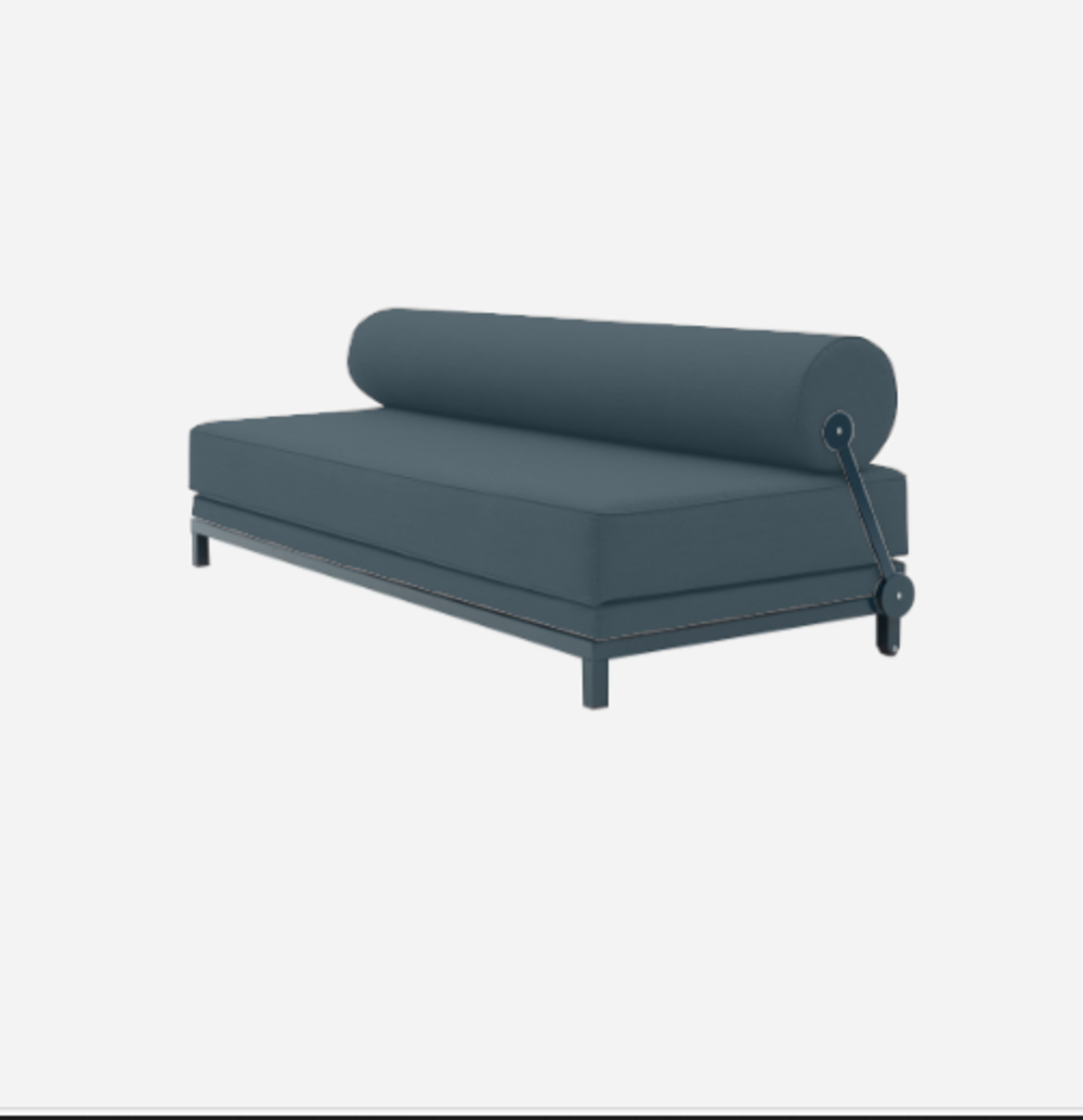 Softline Sleep Day Bed / Schlafsofa-Felt Melange - 846 Blue Grey
