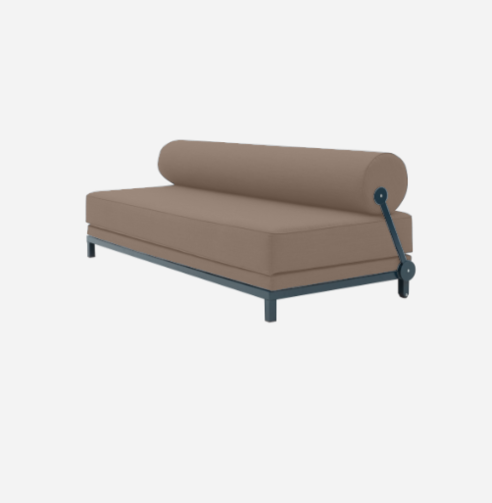 Softline Sleep Day Bed / Schlafsofa-Felt Melange - 849 Light Brown