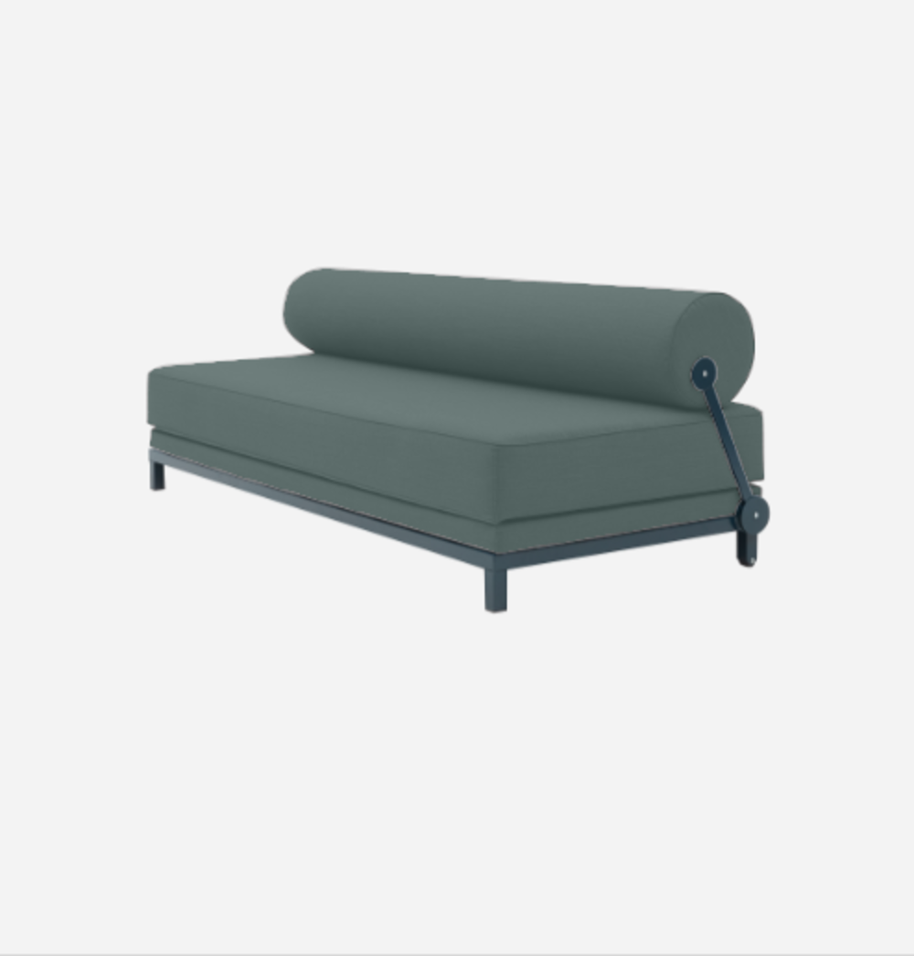 Softline Sleep Day Bed / Schlafsofa-Felt Melange - 293 Grey Green