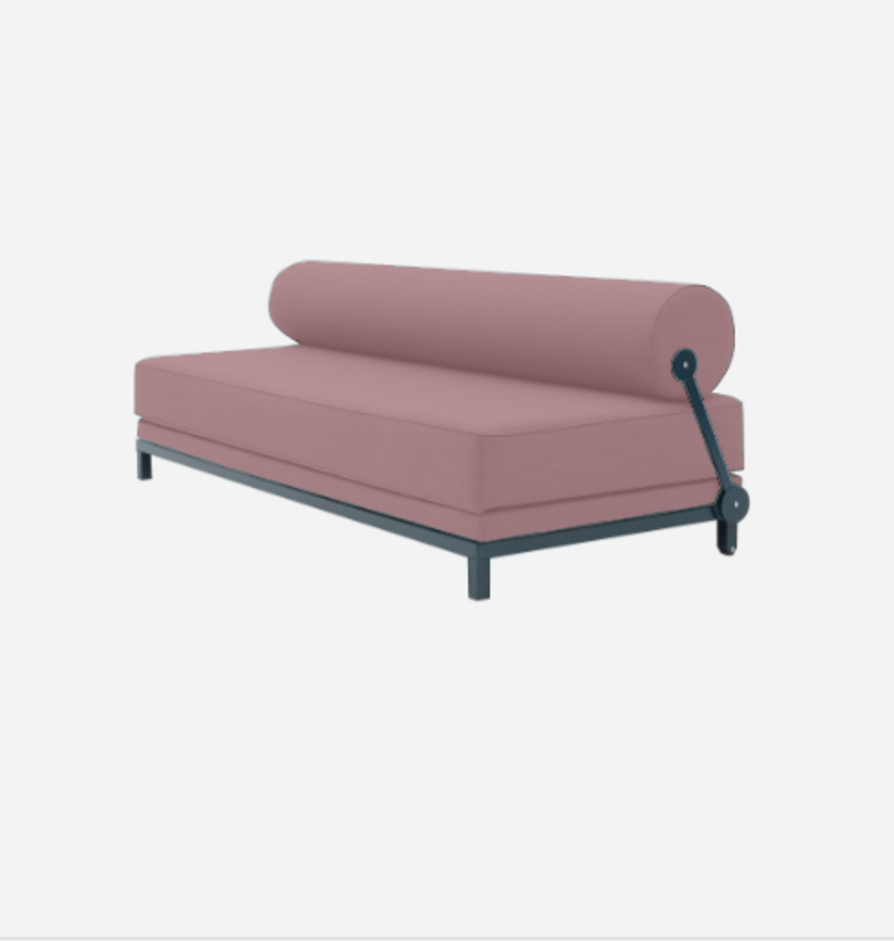 Softline Sleep Day Bed / Schlafsofa-Felt Melange - 299 Antique Pink