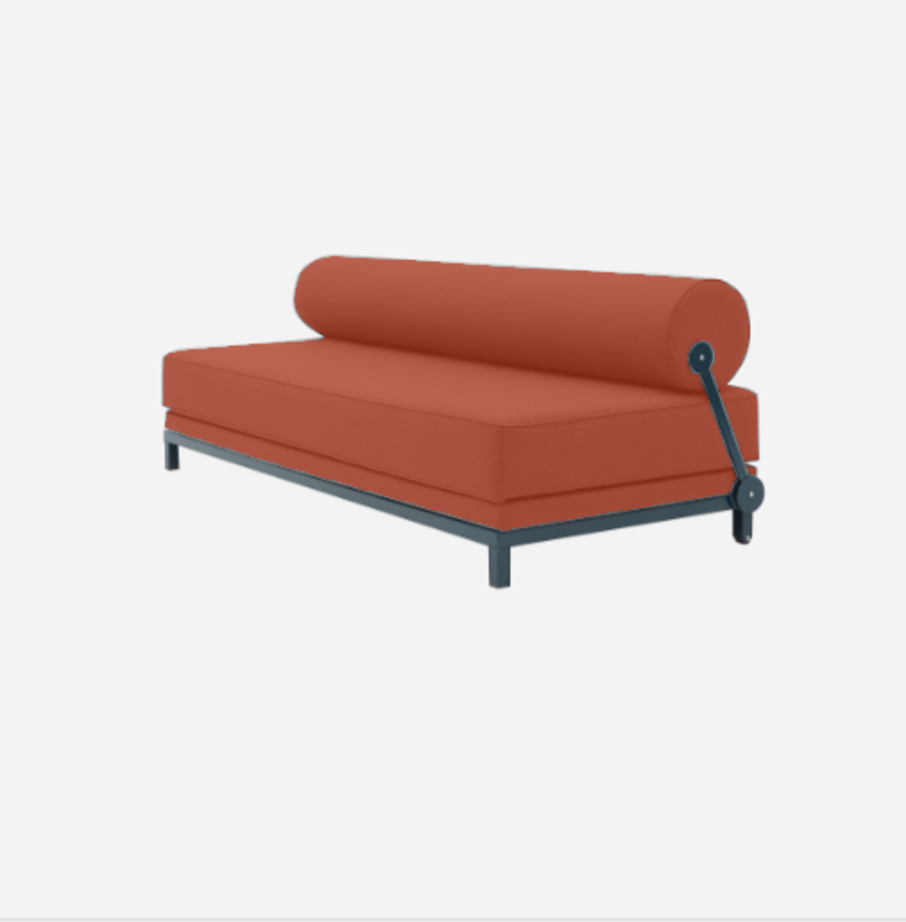Softline Sleep Day Bed / Schlafsofa-Felt Melange - 298 Red