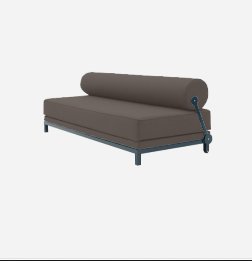 Softline Sleep Day Bed / Schlafsofa-Felt Melange - 300 Dark Brown