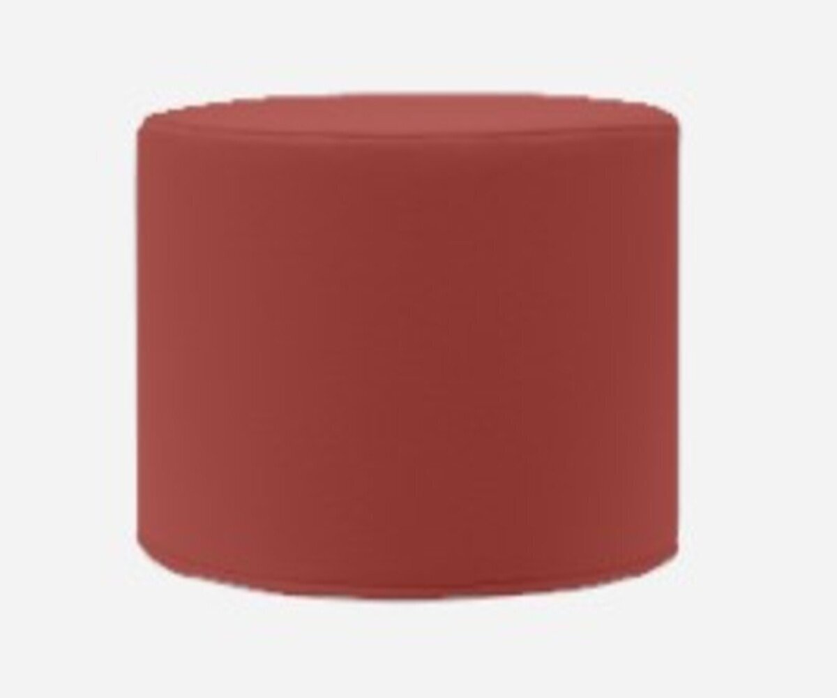 Softline Drums Hocker / Beistelltisch S - Felt Melange - 297 Dark Red
