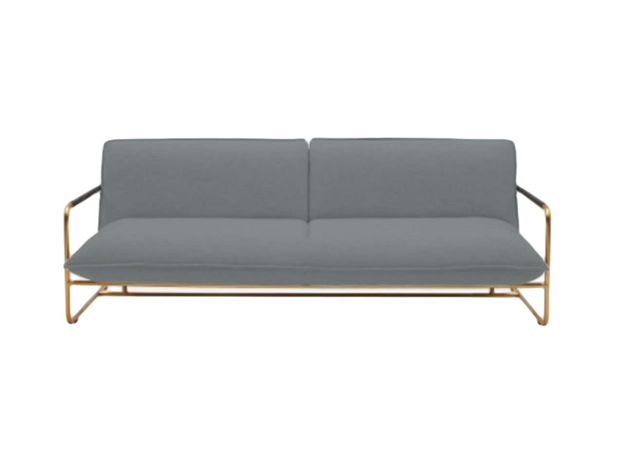 Softline NOVA Schlafsofa-Divina Melange 170 Grey-Brass