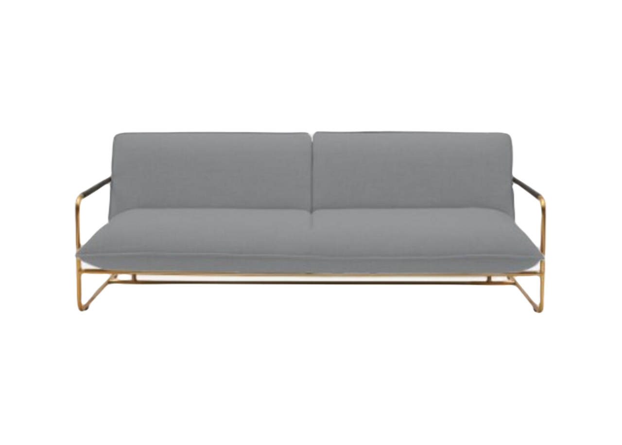 Softline NOVA Schlafsofa-Remix 143 Grey-Brass