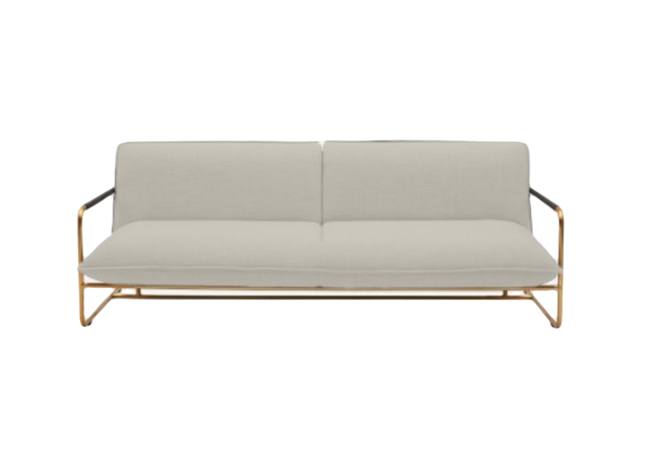 Softline NOVA Schlafsofa-Hallingdal 200 White/Ecru-Brass