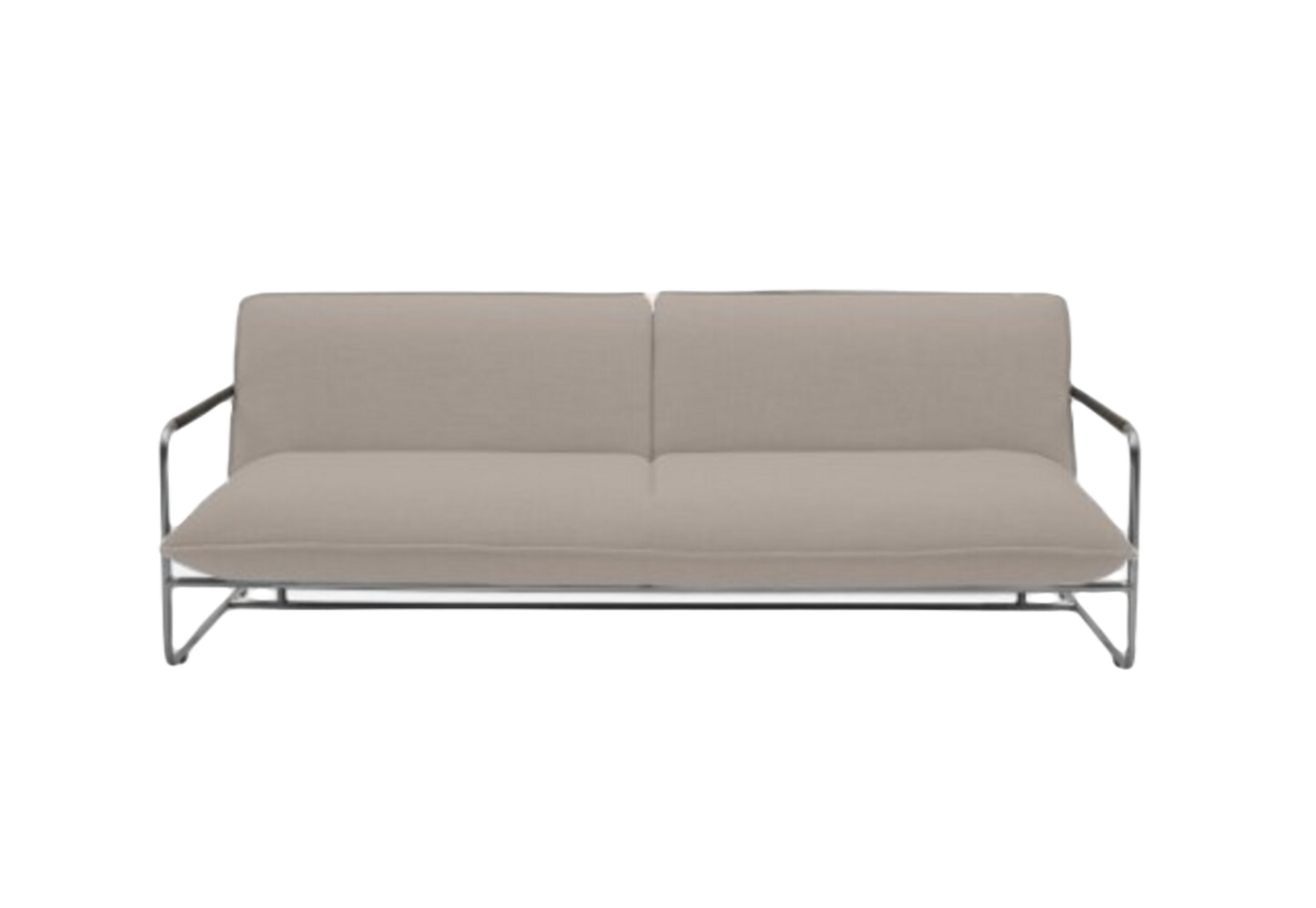 Softline NOVA Schlafsofa-Eco Cotton 511 Sand-Chrome