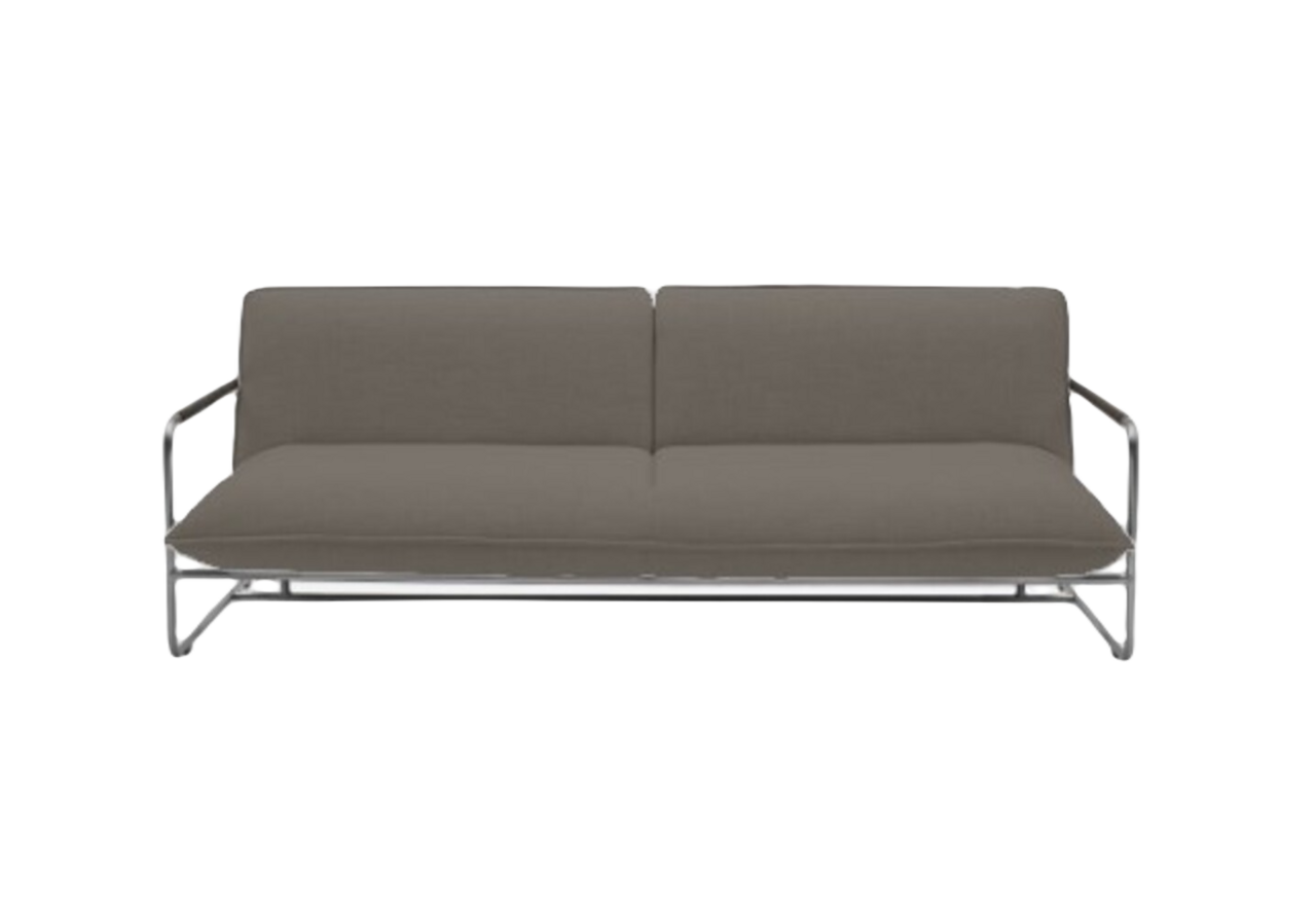 Softline NOVA Schlafsofa-Eco Cotton 523 Mocca-Chrome