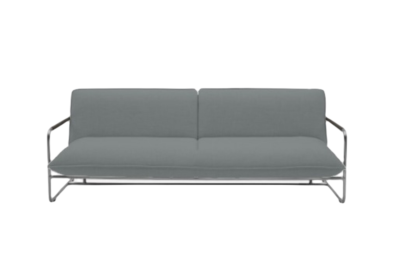 Softline NOVA Schlafsofa-Divina Melange 170 Grey-Chrome