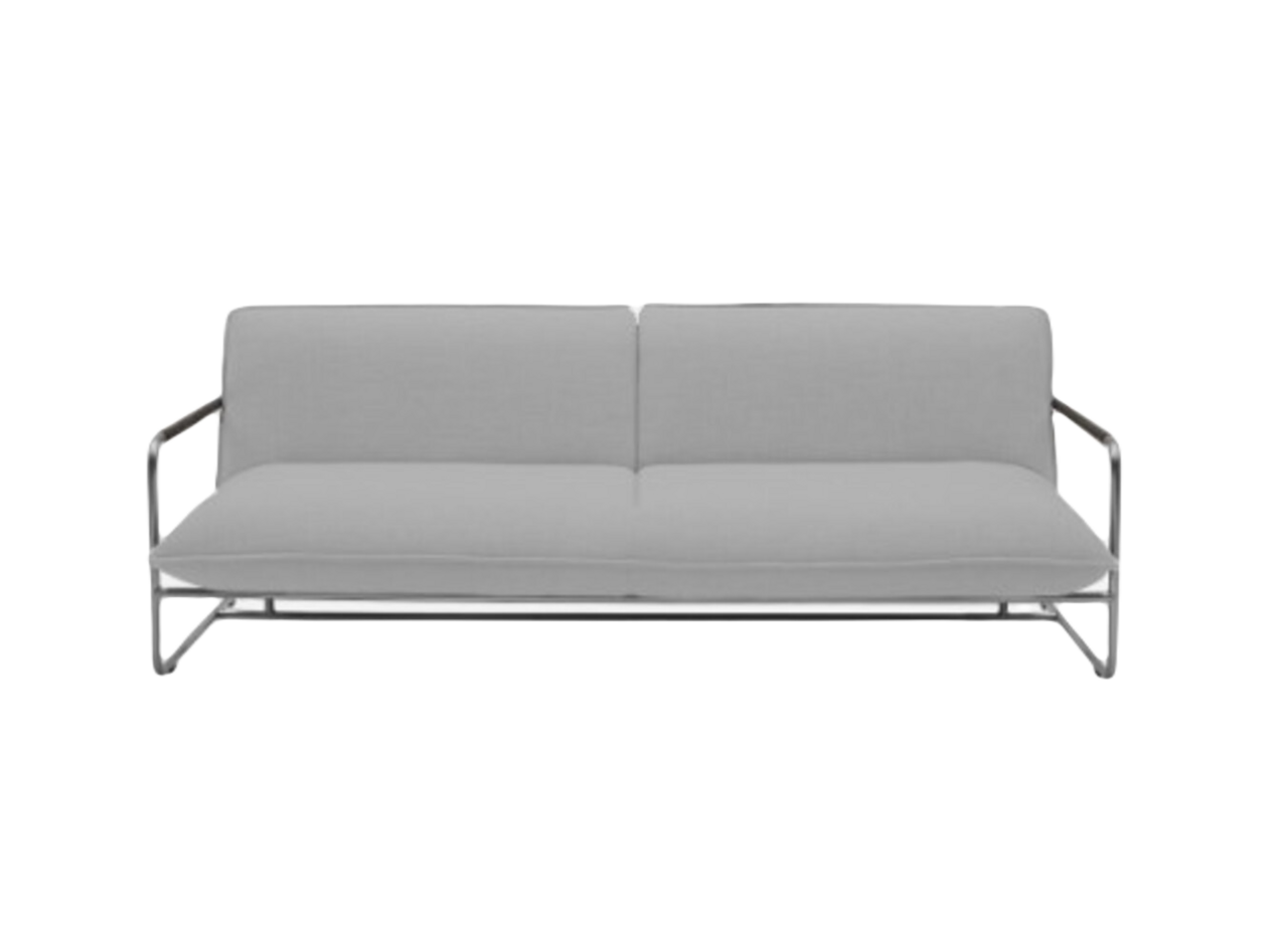 Softline NOVA Schlafsofa-Remix 123 light Grey-Chrome